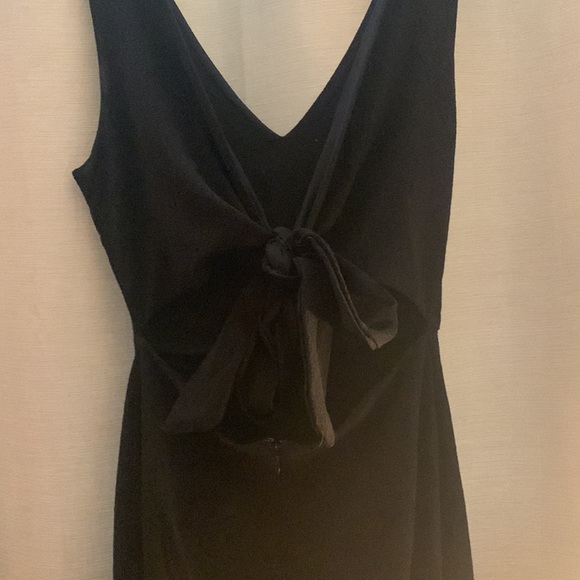 Black tie back jumpsuit - Picture 4 of 4